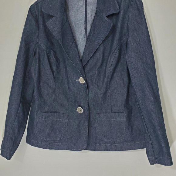 Kim Rogers Denim Jacket, Size 14 - Picture 4 of 9